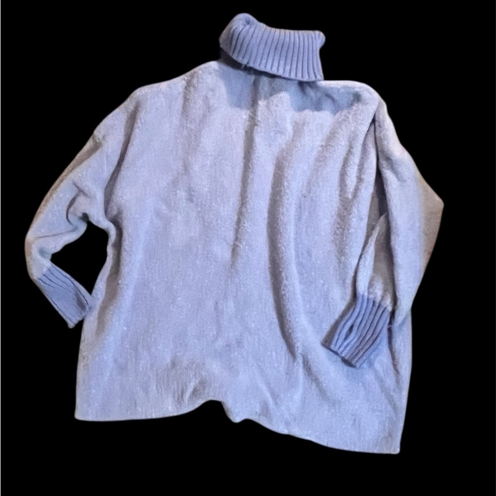 American Eagle AERIE oversize Blue Turtleneck Sweater L